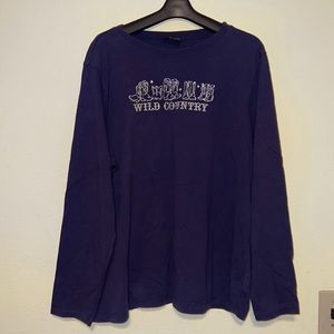 Long sleeve “wild country” shirt